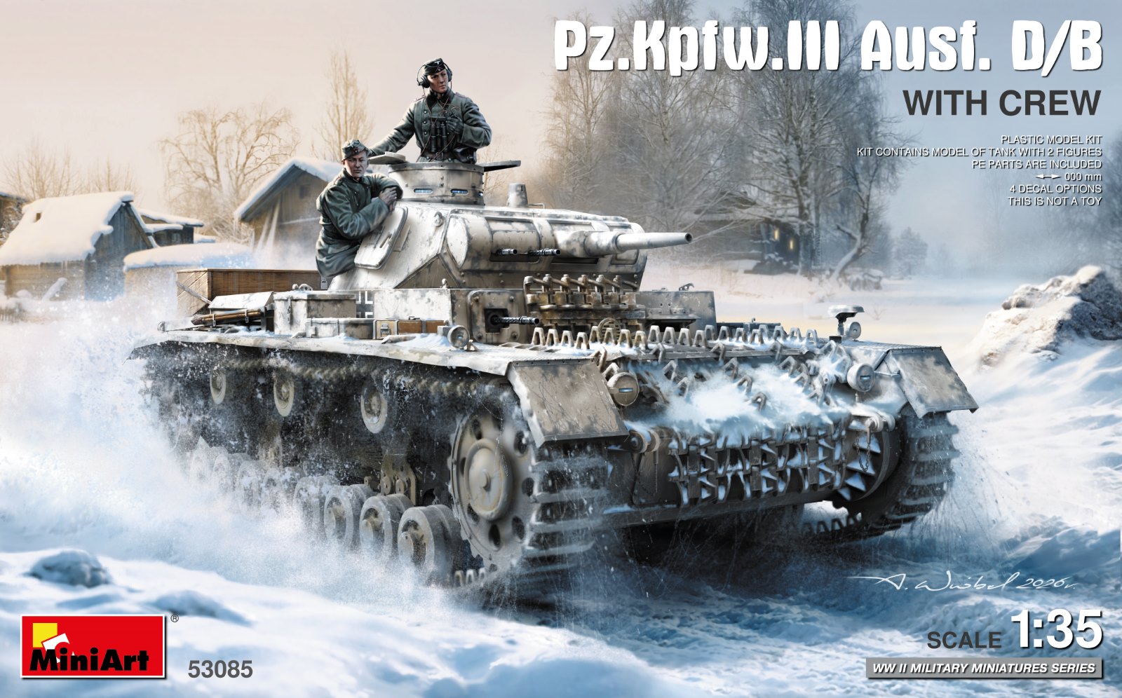 予約する　　1/35 III号戦車 D/B型 w/クルー