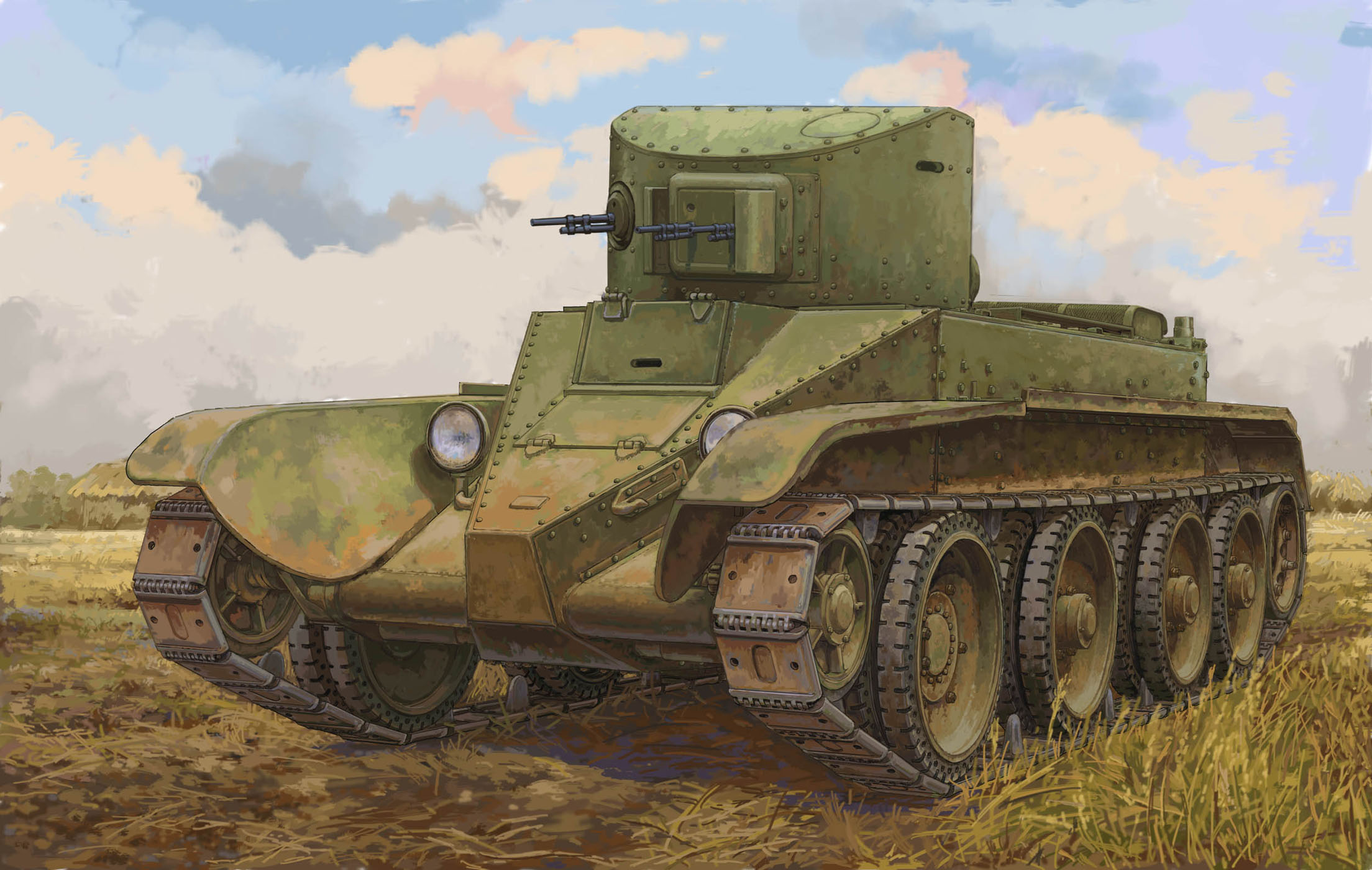 予約する　　1/35 ソビエト BT-2 快速戦車（後期型）