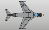 1/72 McDonnell XF-88A Voodoo Penetration fighter led to the F-1