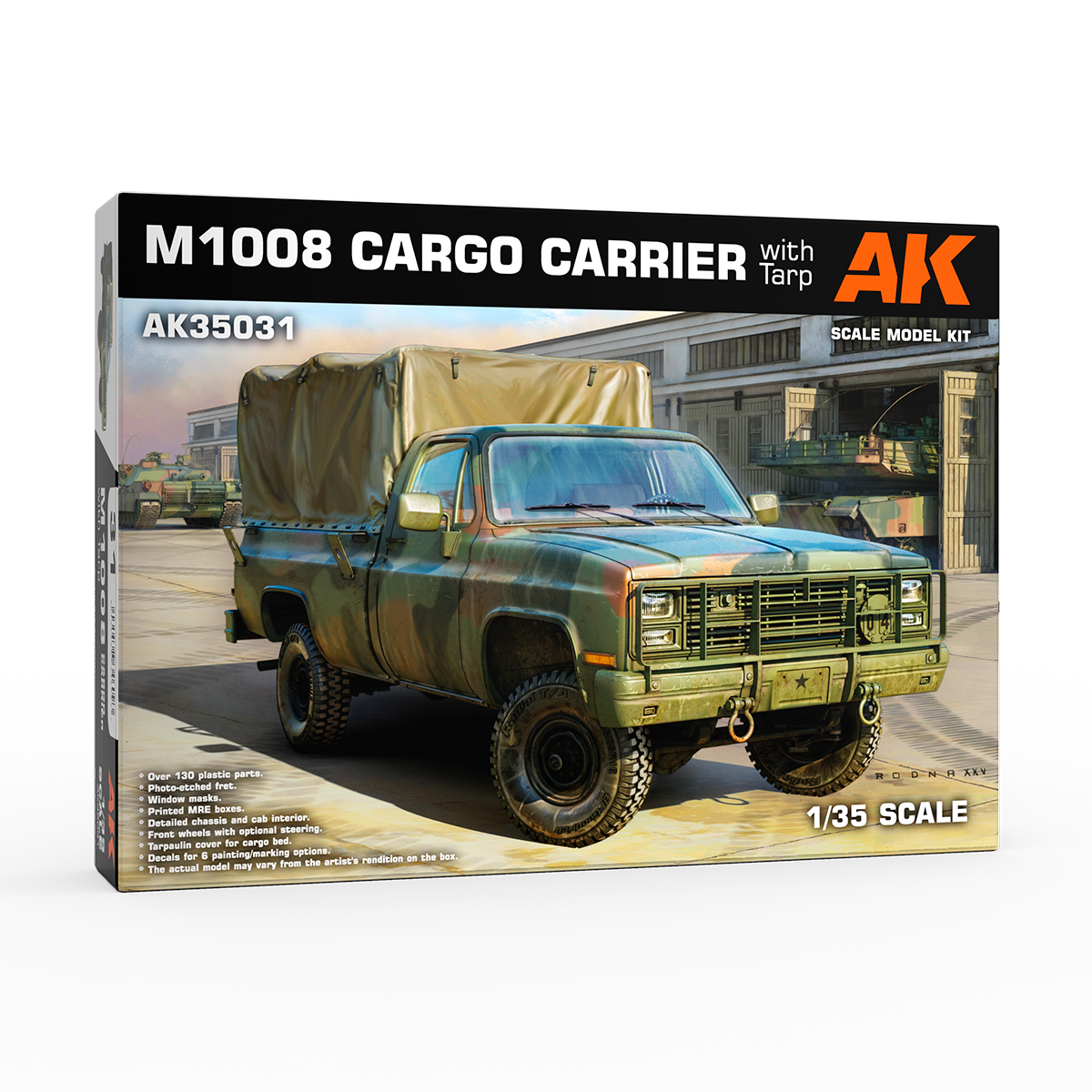 1/35 M1008　軍用トラック幌付き