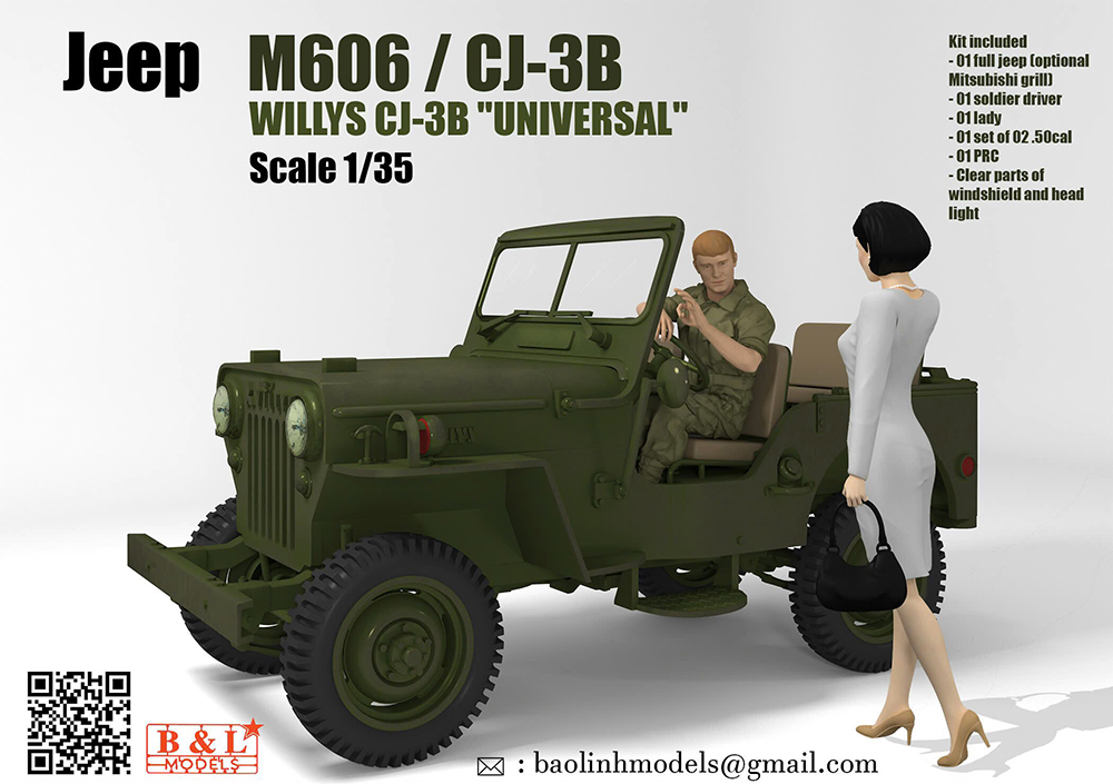 1/35 ウィリスM606 / 三菱CJ-3B