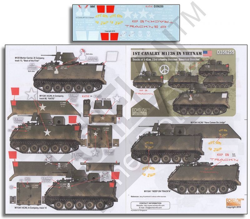 1/35 ベトナム戦争における第23歩兵師団所属のM113 - ウインドウを閉じる