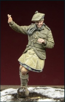 1/35 WWI サッカーをするスコットランド兵