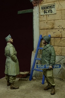 1/35 アメリカ軍兵士(2体セット) “ルーズベルト大通り” にて 1945 ドイツ