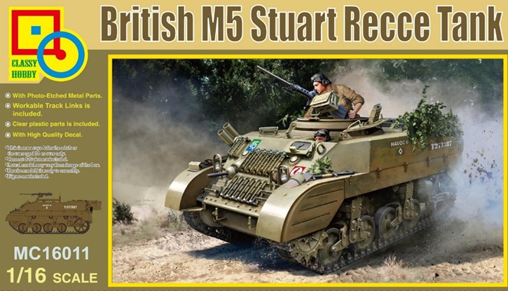 予約する　　1/16 イギリス軍 M5 スチュアート偵察戦車