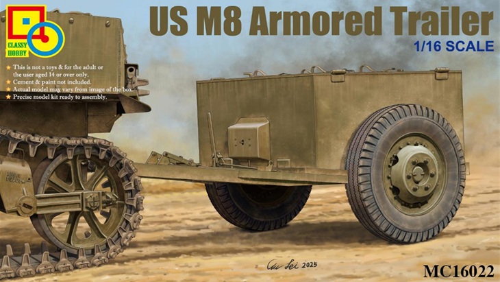 予約する　　1/16 米軍 M8 装甲弾薬トレーラー