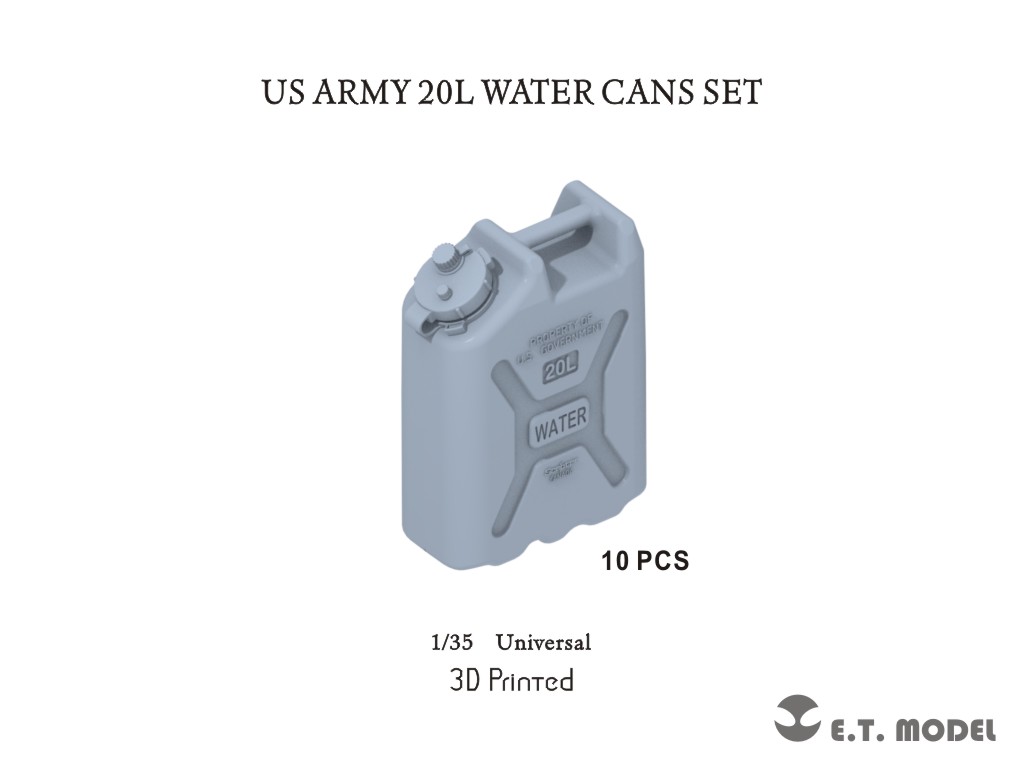 予約する　　1/35 アメリカ陸軍飲料水用20L樹脂製ジェリカンセット(各社キット対応)