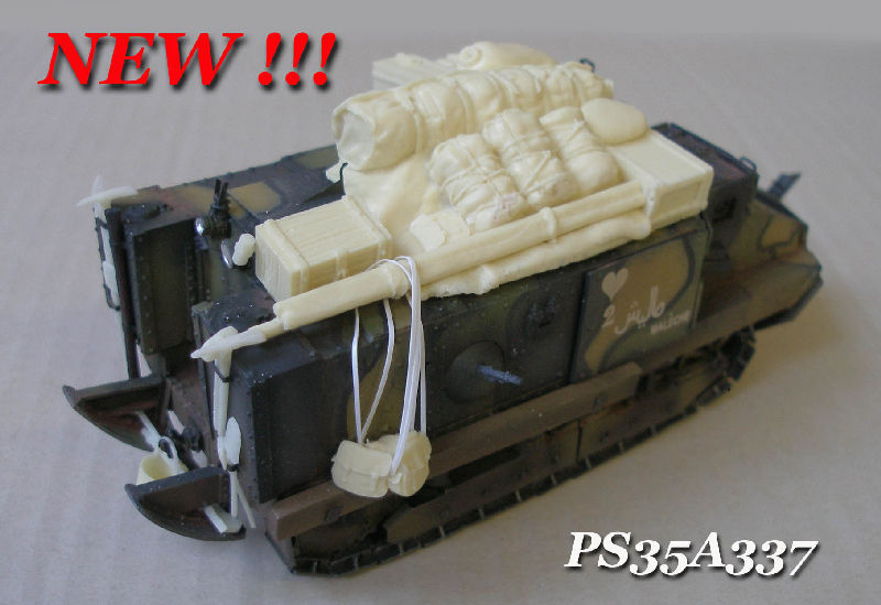 1/35 シュナイダーCA-1用 キャンバスとアクセサリーセット - ウインドウを閉じる