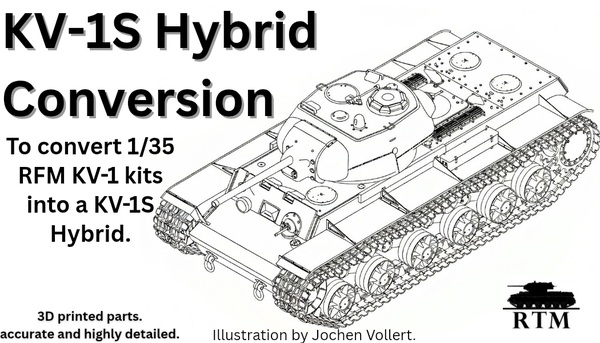 1/35 ソビエト KV-1S ハイブリッド仕様 コンバージョンキット（RFM用）