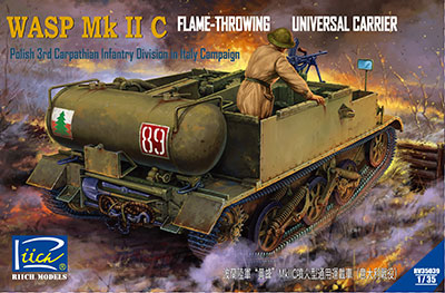 1/35 ポ・ワスプMk.IIC火炎放射キャリア・イタリア戦