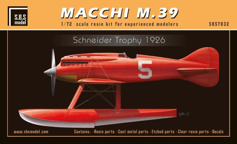 1/72 マッキ M.39 ｢1926年 シュナイダー・トロフィー 優勝機｣ + 陸上牽引台車 + 張り線エッチング パーツ