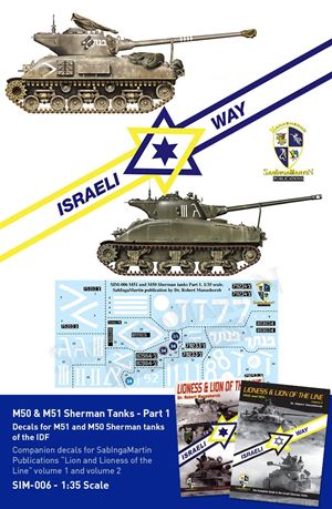 1/35 M51/M50 シャーマンデカールセット Part 1 - ウインドウを閉じる