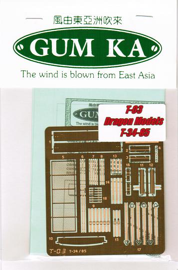 1/35 DRAGON T-34/85用エッチングパーツ