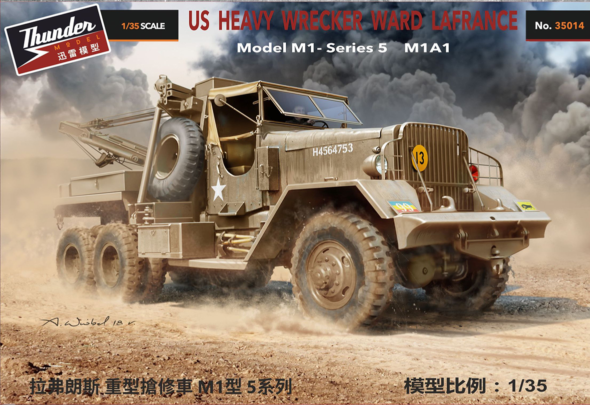 予約する　　1/35 米・ワード・ラフランス M1A1重レッカー車（オープントップ）1943年
