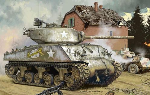 1/35 アメリカ中戦車 M4A3(76)W