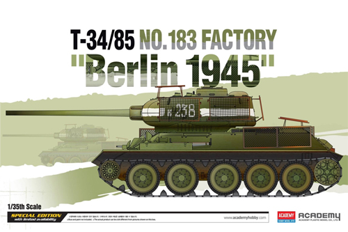 1/35 T-34/85 第183工場製 “ベルリン1945” ベッドスプリングアーマー