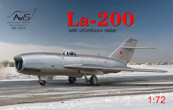 1/72 ラボーチキン La-200戦闘機 コールシュンレーダー装着型