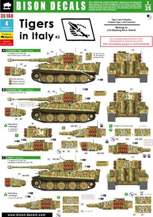 1/35 イタリアのTiger 第504重戦車大隊1944-45デカールセット