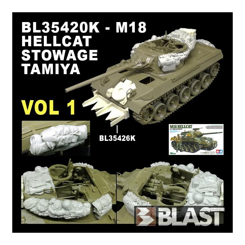 1/35 M18 ヘルキャット 積荷セット Vol.1 (タミヤ用) - ウインドウを閉じる