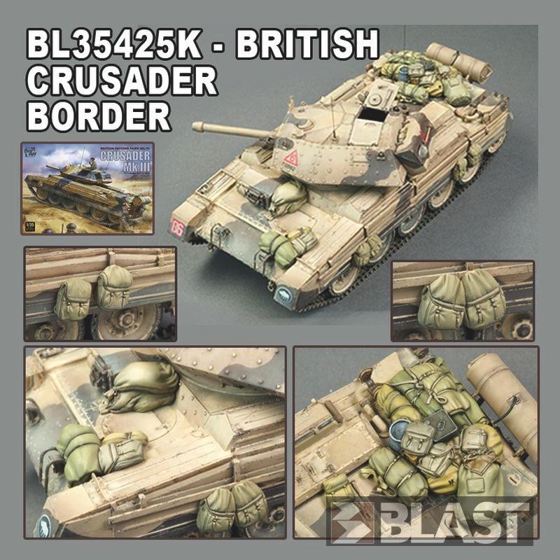 1/35 イギリス巡航戦車 クルセーダー 積荷セット(ボーダーモデル