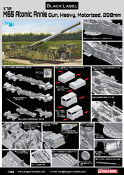 1/72 アメリカ陸軍 M65 アトミック・キャノン 280mm カノン砲