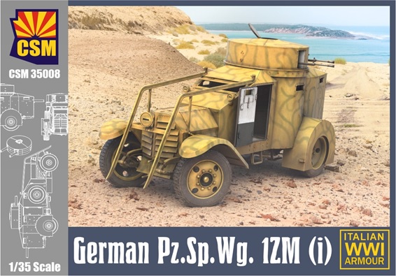 1/35 ドイツ軍 Pz.Sp.Wg. 1ZM(i)装甲車 - ウインドウを閉じる