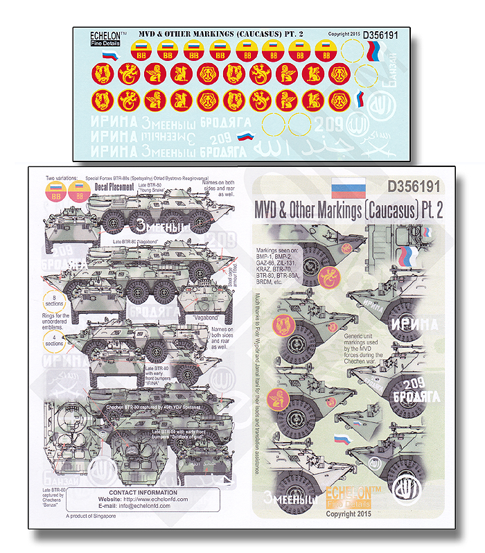 1/35 コーカサスのロシア内務省所属車とその他の車両 Part.2