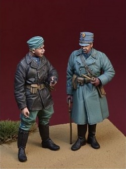 1/35 WWII オランダ陸軍将校と下士官セット オランダ1940年 - ウインドウを閉じる