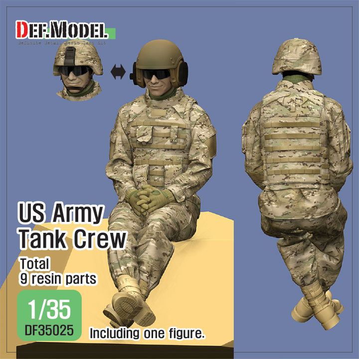 1/35 Modern US Army Tank crew