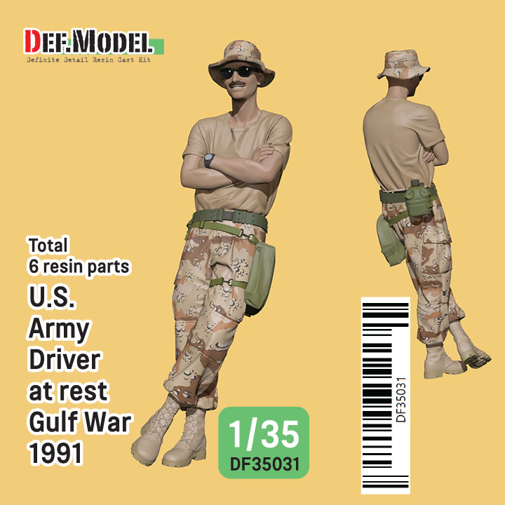 1/35 US Army Driver at rest Gulf War 1991