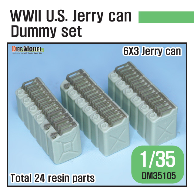 1/35 WWII U.S. Jarry can Dummy set (for Jeep trailer)