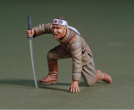 1/35 WWII Japanese Officer 'Banzai Attack'