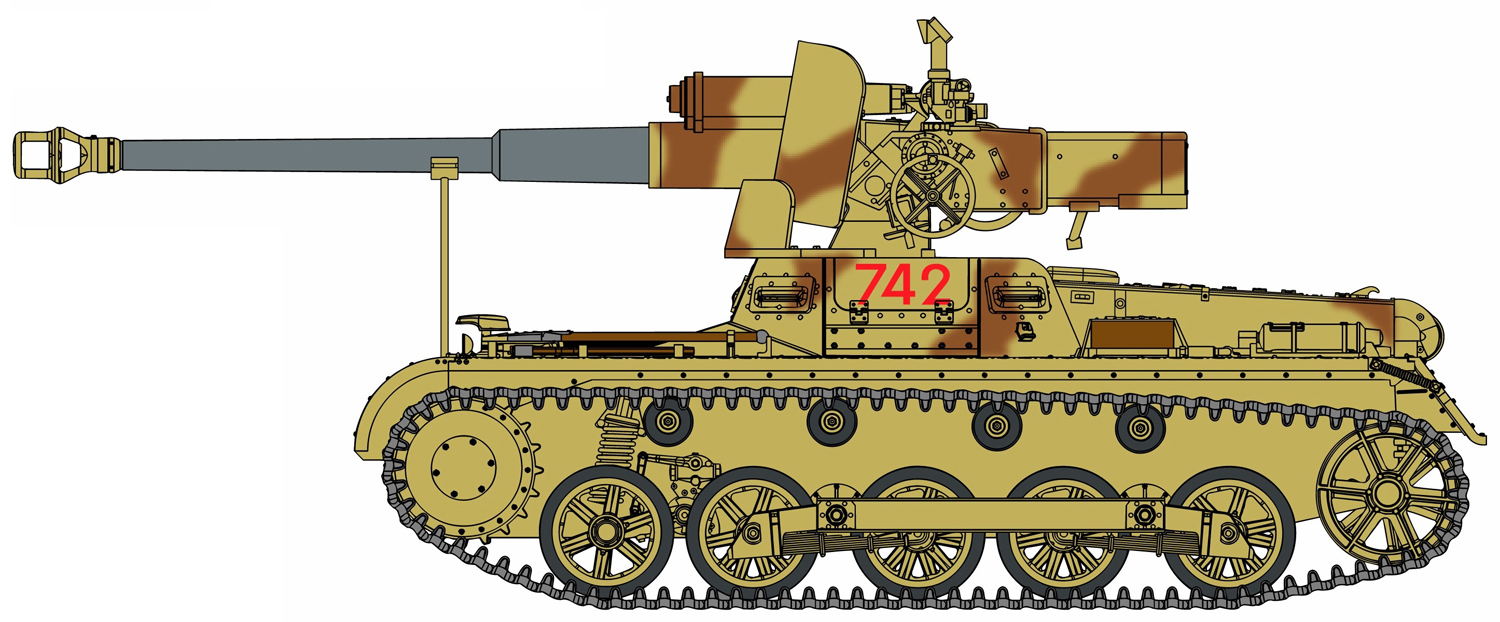 1/35 WW.II ドイツ軍 I号対戦車自走砲 7.5cm Stuk40L/48搭載型(スマートキット) - ウインドウを閉じる