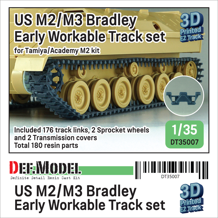 1/35 US M2/M3 Bradley IFV Early Workable Track set (for Tamiya/