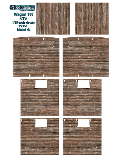 1/35 貨車18トン NTV型用デカールセット - ウインドウを閉じる