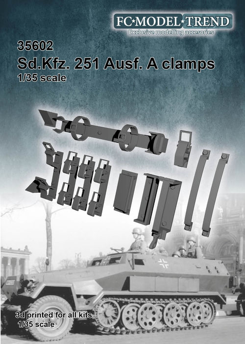 1/35 Sd.Kfz.251 A型用 クランプセット