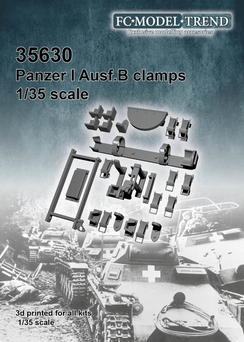 1/35 I号戦車B型用 クランプセット