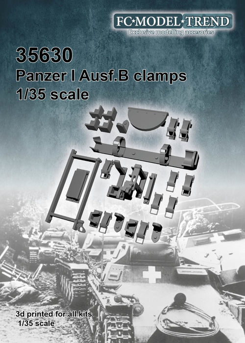 1/35 I号戦車B型用 クランプセット - ウインドウを閉じる