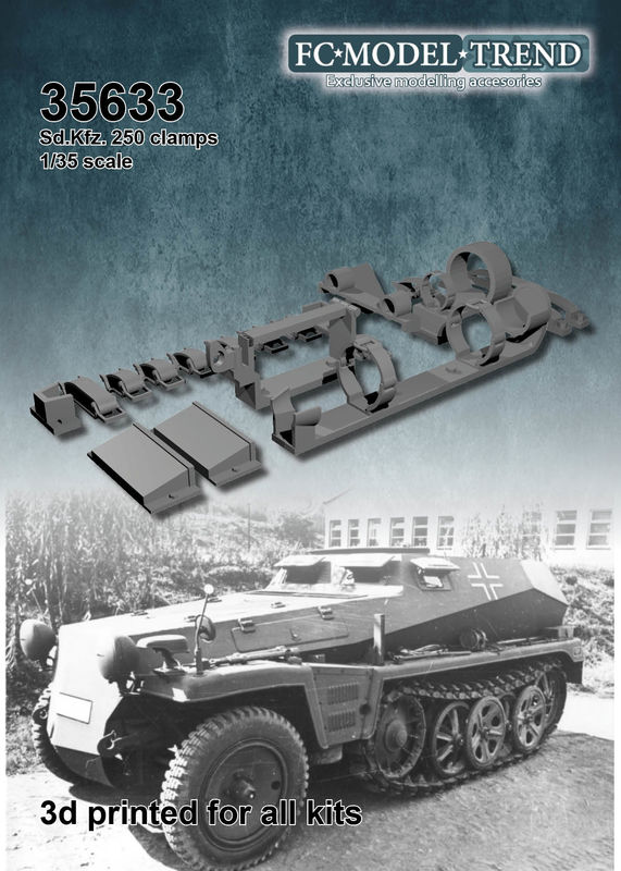 1/35 Sd.Kfz.250用 クランプセット