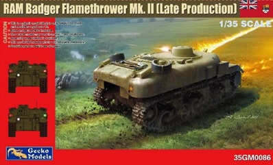 予約する　　1/35 カナダ軍 ラム Mk.II バジャー 火炎放射装甲車 後期型