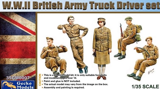 予約する　　1/35 WW.Ⅱ イギリス軍 トラック ドライバーセット