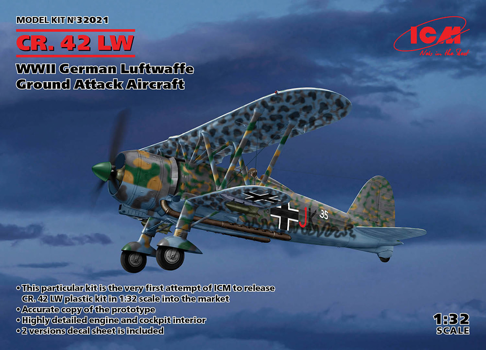 1/32 ドイツ空軍 フィアット CR.42 LW - ウインドウを閉じる