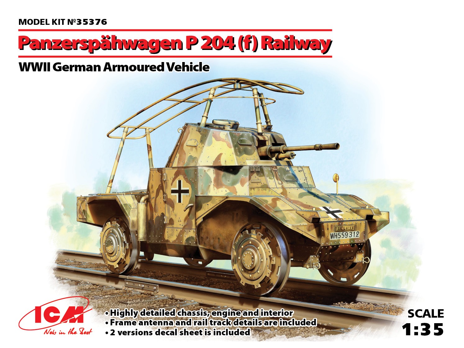 1/35 ドイツ P204(f) 軌道装甲車 [35376] - 5,104円 : Hobby Modelbau Maxim, ホビーショップマキシム