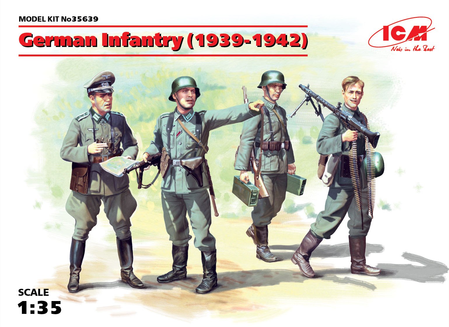 1/35 ドイツ歩兵(1939-1941) - ウインドウを閉じる