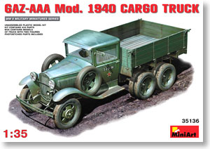 1/35 GAZ-AAA Mod.1940 カーゴトラック