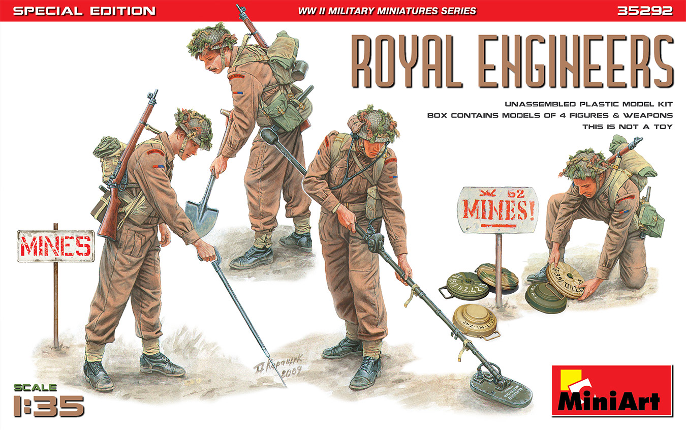 1/35 イギリス陸軍工兵隊 特別版(4体入り)