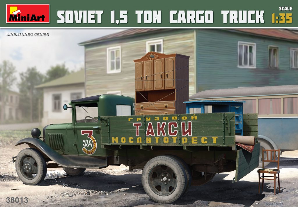 1/35 ソビエト 1.5トン カーゴトラック(家具パーツ付属)