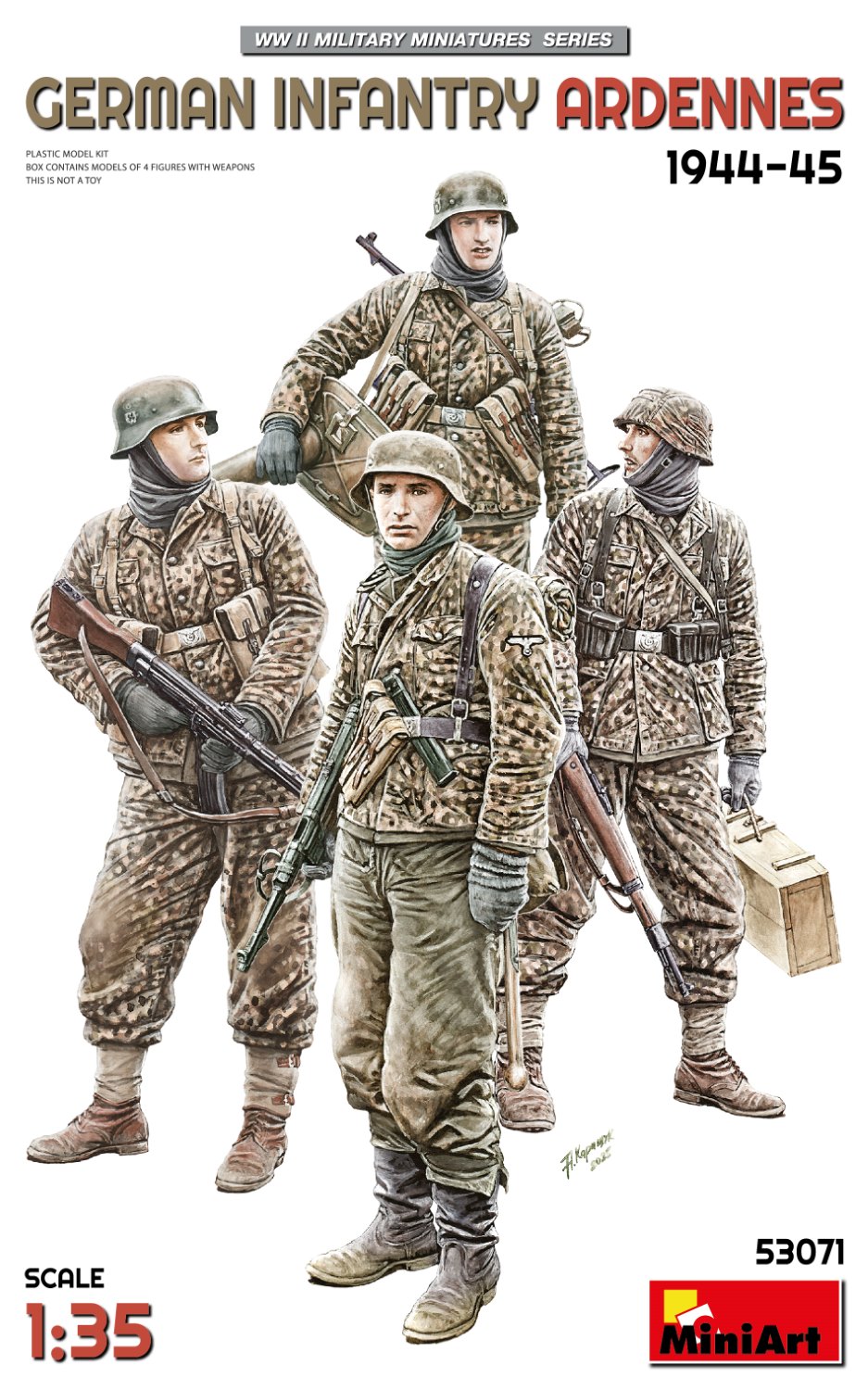 予約する　　1/35 ドイツ歩兵　アルデンヌ 1944-45年