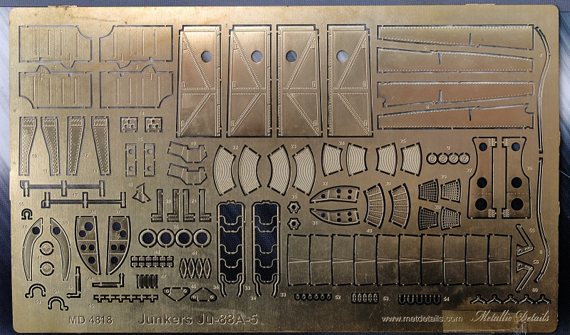 1/48 Ju88A-5 爆撃機 エクステリアディティールセット(ICM用) - ウインドウを閉じる