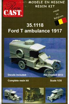 1/35 Ford T ambulance 1917 - ウインドウを閉じる